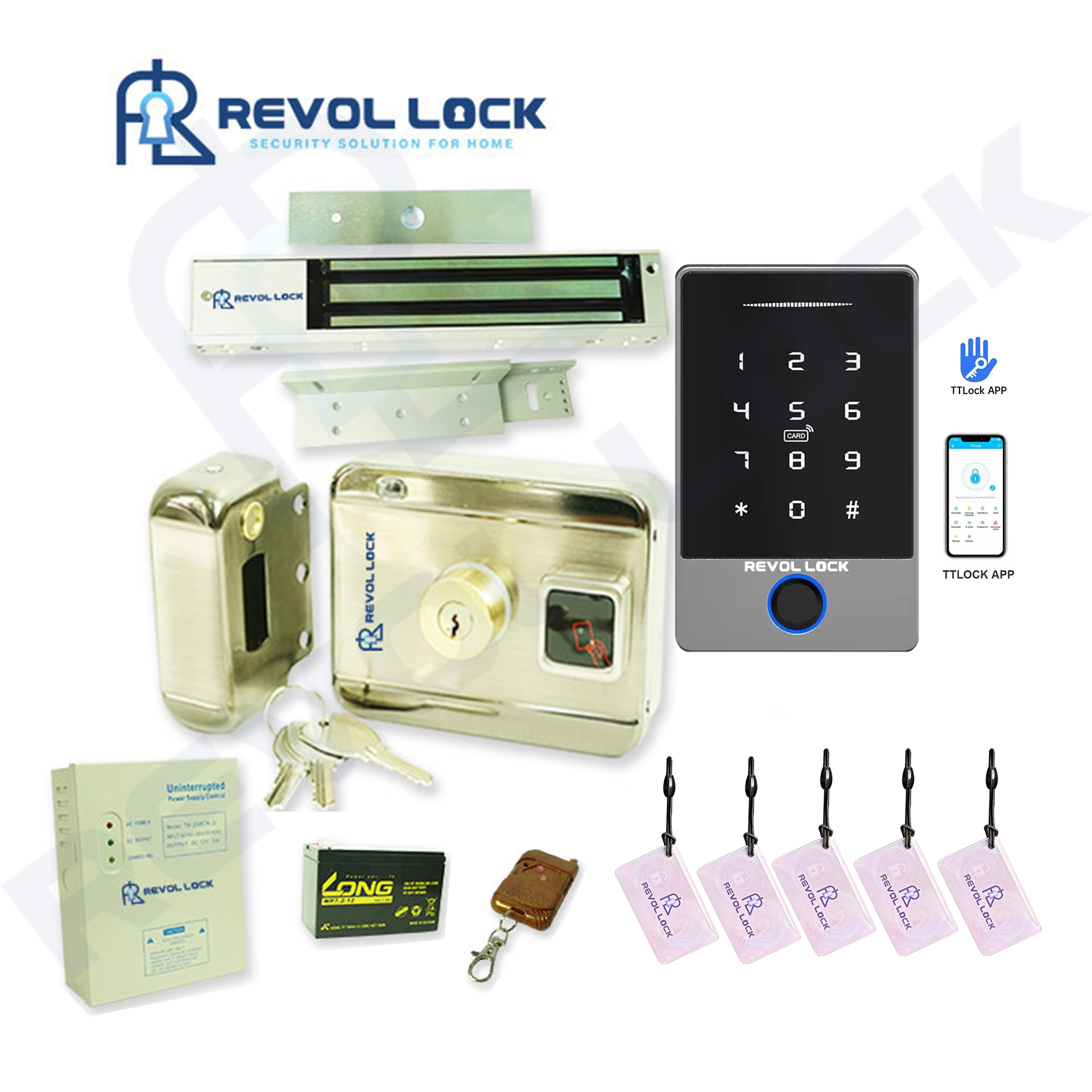 Khóa cổng vân tay Revol Lock PRO-RV3